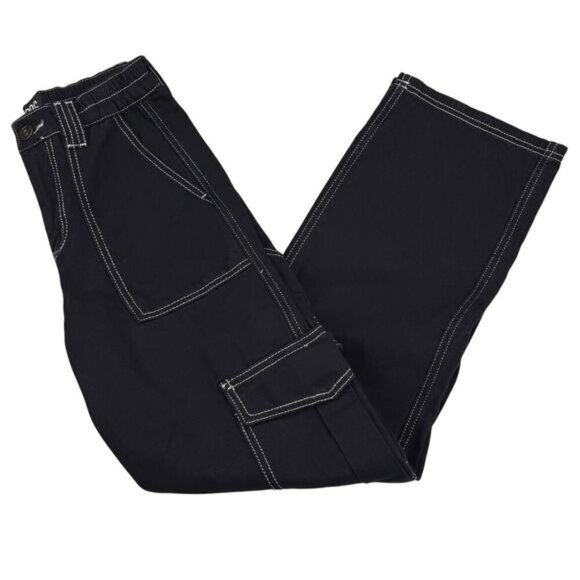 BDG Urban Outfitters High-Waisted Contrast Stitch Skate Jeans Sz 24 - Picture 2 of 5